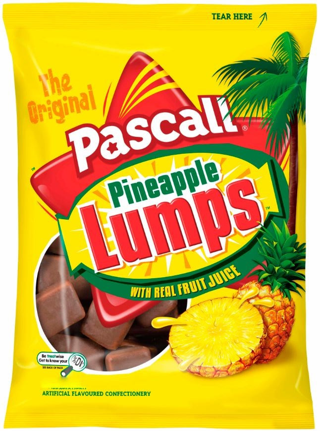 Pascall Family Bag Pineapple Lumps 120g x 14ct