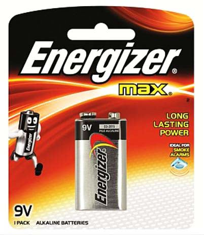 Batteries -  Energizer 9V Single