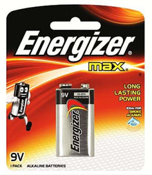 Batteries -  Energizer 9V Single
