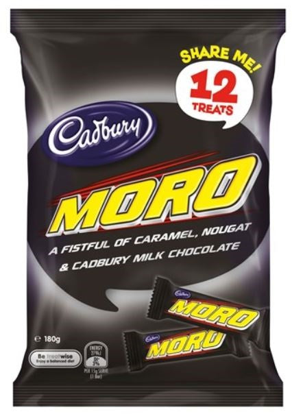 Cadbury Sharepack Moro - 14 bags per box - 12 bars per bag