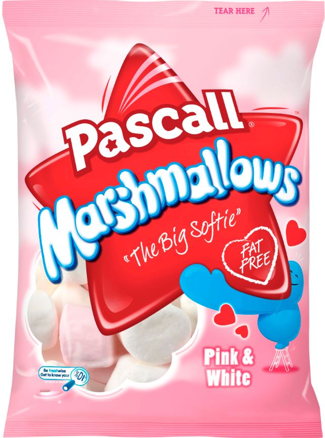 Pascall Family Bag Marshmallows 180g x 12ct