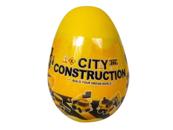 Toy - Build Your Own Construction Vehicle in an Egg x 24ct