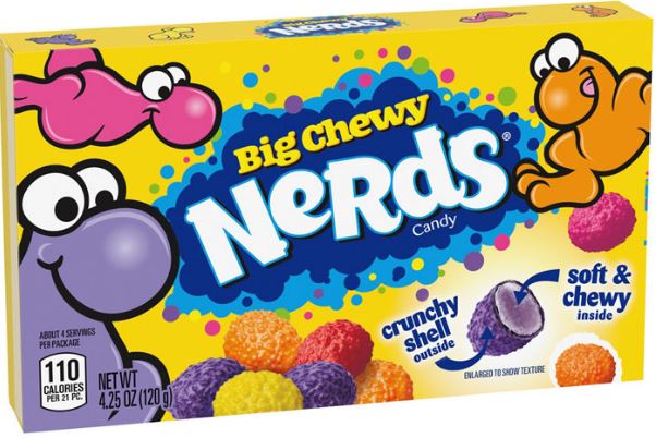Wonka Nerds 120g Big Chewy Nerds x 12ct
