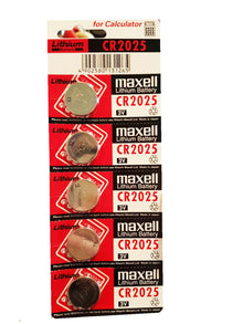Batteries - CR2025 x 5 Pack