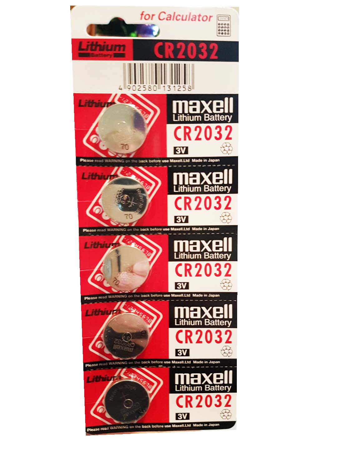 Batteries - CR2032 x 5 Pack