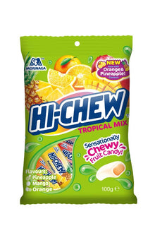Hi-Chew Bag Tropical Mix 100g x 18ct