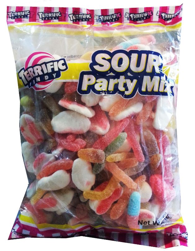 Terrific 1kg Sour Party Mix x 12ct