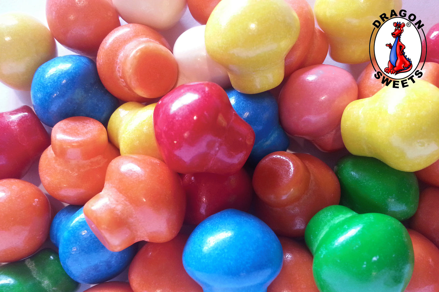 Dragon Spin Tops Bubble Gum x 400ct