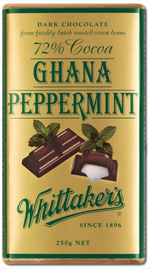 Whittakers Blocks 250g Ghana Peppermint x 12ct