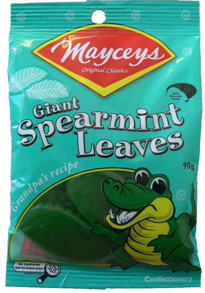 Mayceys Handy Bag 90g Giant Spearmint Leaves x 10ct