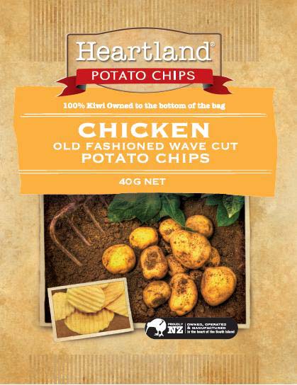Heartland Chicken Chips 40g x 24ct