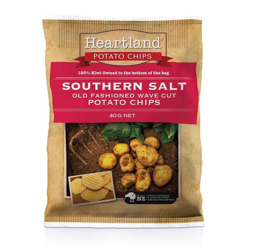 Heartland Southern Salt Chips 40g x 24ct