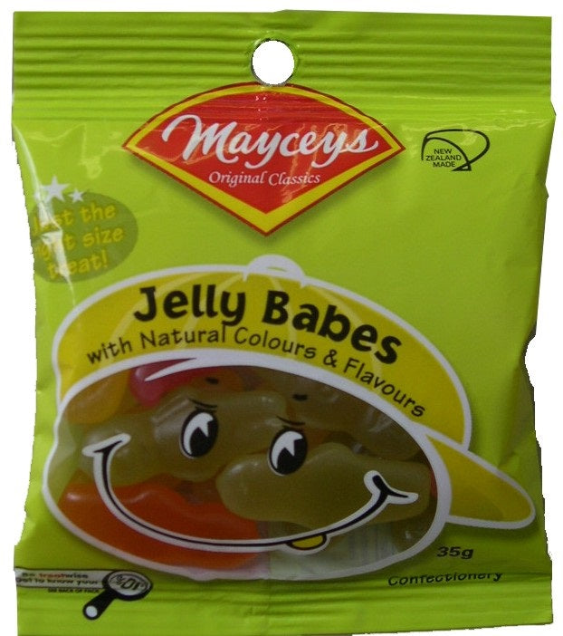 Mayceys 35g Smiley Jelly Babes  x 24ct