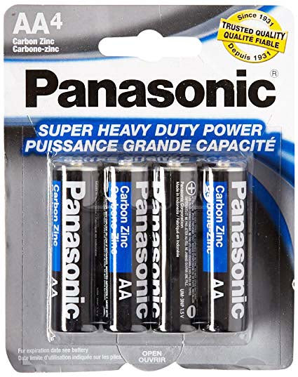 Batteries - Panasonic AA 4 pack